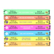 Percy Jackson And The Olympians Series (Book 1-7) By Rick Riordan 7 Books Collection Set - Ages 9+ - Paperback 9-14 Penguin Random House
