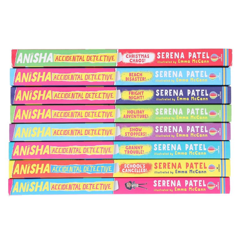 Anisha Accidental Detective Series By Serena Patel 8 Books Collection Set - Ages 7-11 - Paperback 7-9 Usborne Publishing Ltd