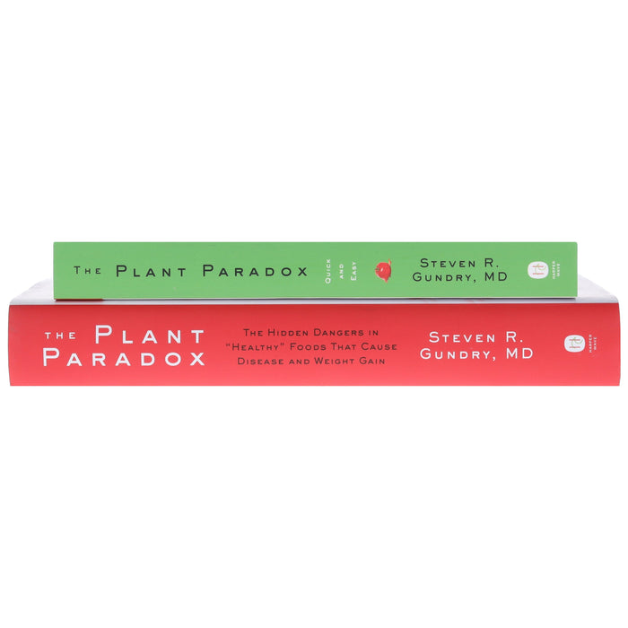 The Plant Paradox & Plant Paradox Quick and Easy: By Dr. Steven R Gundry, MD 2 Books Collection Set - Non Fiction - Hardback/Paperback B2D DEALS HarperCollins Publishers