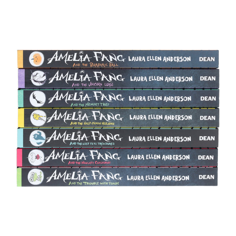 Amelia Fang Series by Laura Ellen Anderson 7 Books Collection Set - Ages 7-10 - Paperback 7-9 HarperCollins Publishers