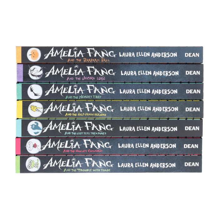 Amelia Fang Series by Laura Ellen Anderson 7 Books Collection Set - Ages 7-10 - Paperback 7-9 HarperCollins Publishers
