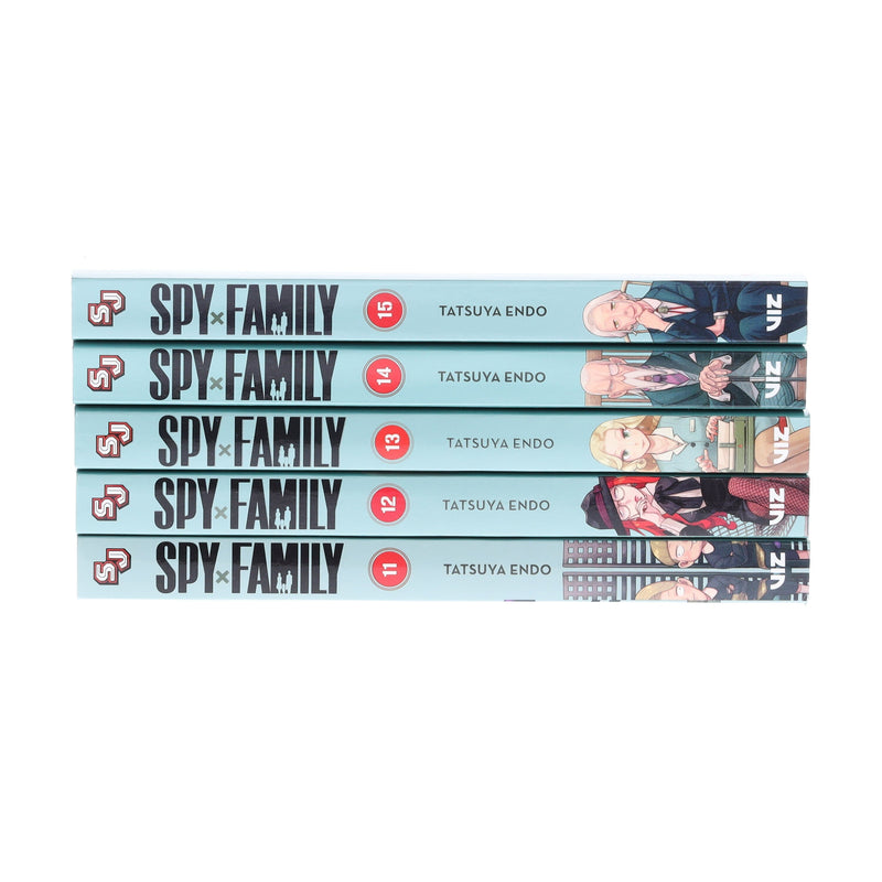 Spy x Family Series (Vol 11-15) by Tatsuya Endo 5 Books Collection Set - Ages 14+ - Paperback Graphic Novels Viz Media, LLC