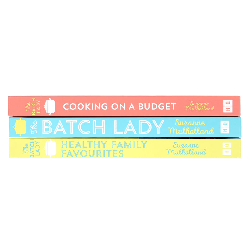 The Batch Lady Collection (The Batch Lady, Cooking on a Budget & Healthy Family Favourites) by Suzanne Mulholland 3 Books Set - Non Fiction - Hardback Non-Fiction Hachette