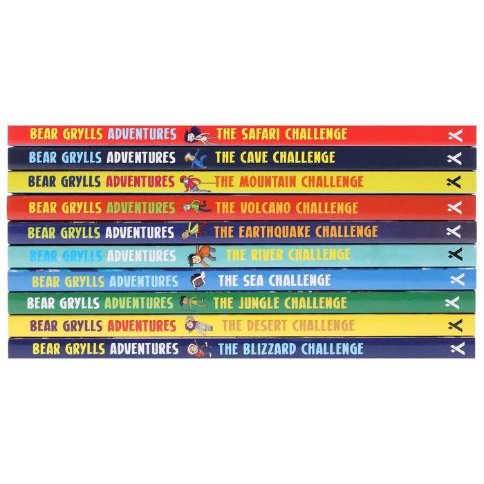 Bear Grylls Adventure Series 10 Books Collection Set - Ages 7-9 - Paperback 7-9 Bonnier Books Ltd