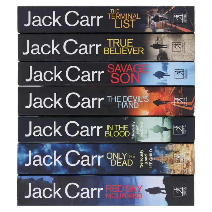 James Reece Series 7 Books Collection Set By Jack Carr - Fiction - Paperback Fiction Simon & Schuster