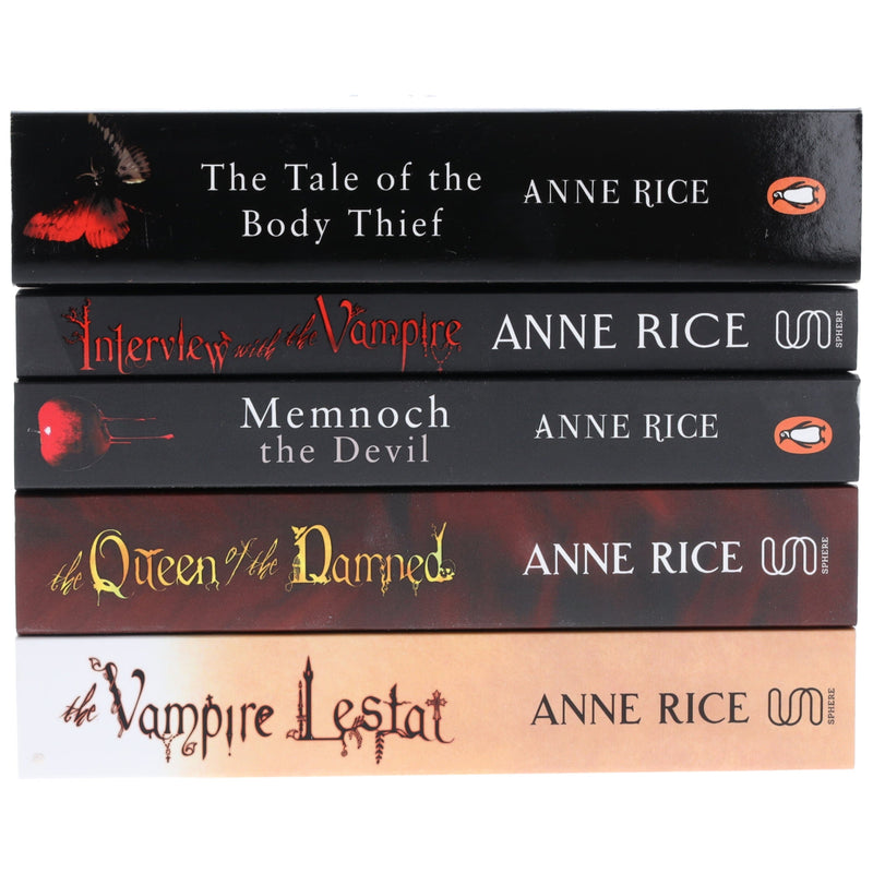 The Vampire Chronicles by Anne Rice: Book 1-5 Collection Set - Fiction - Paperback Fiction Hachette