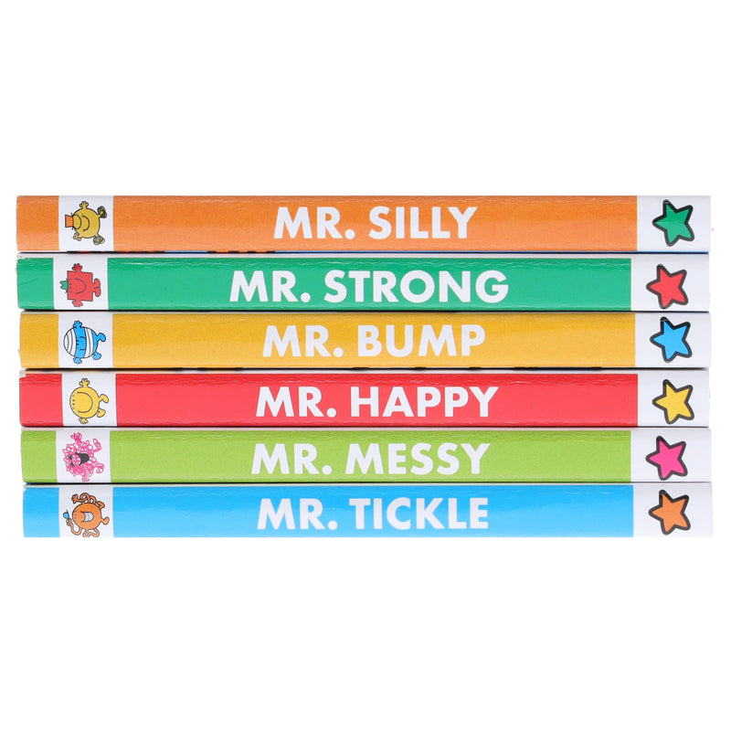 Mr. Men: Pocket Library by Roger Hargreaves 6 Mini Books Collection Box Set - Ages 1-5 - Board Book 0-5 HarperCollins Publishers