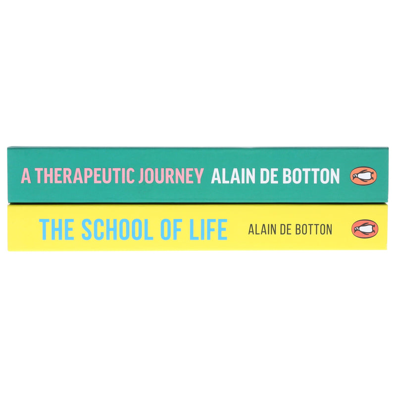 A Therapeutic Journey & The School of Life by Alain de Botton 2 Books Collection Set - Non Fiction - Paperback Non-Fiction Penguin