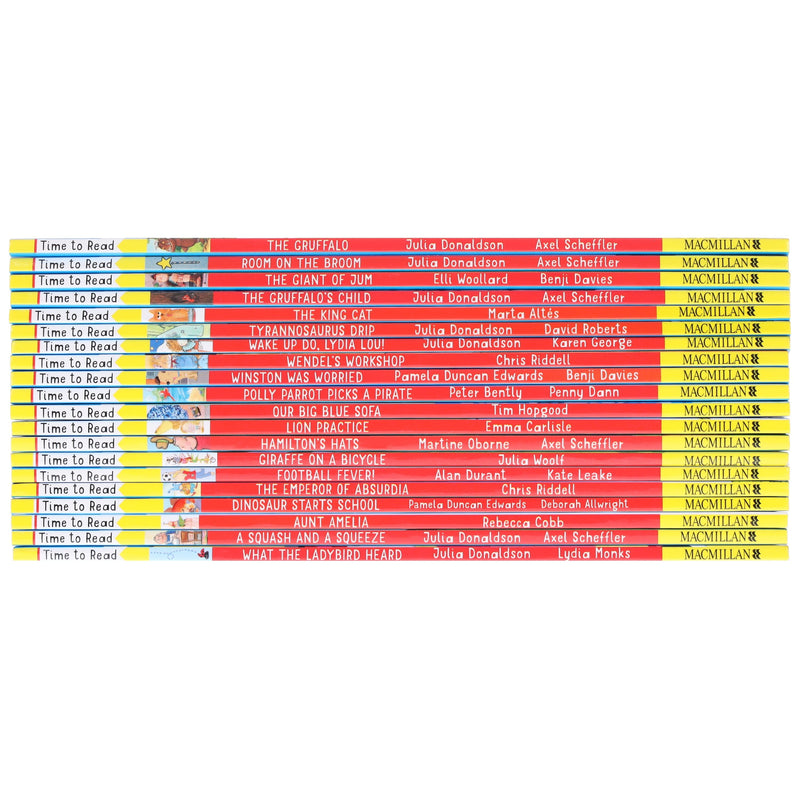 Time To Read Collection 20 Books Set By Julia Donaldson & Lydia Monks - Ages 3+ - Paperback 0-5 Macmillan