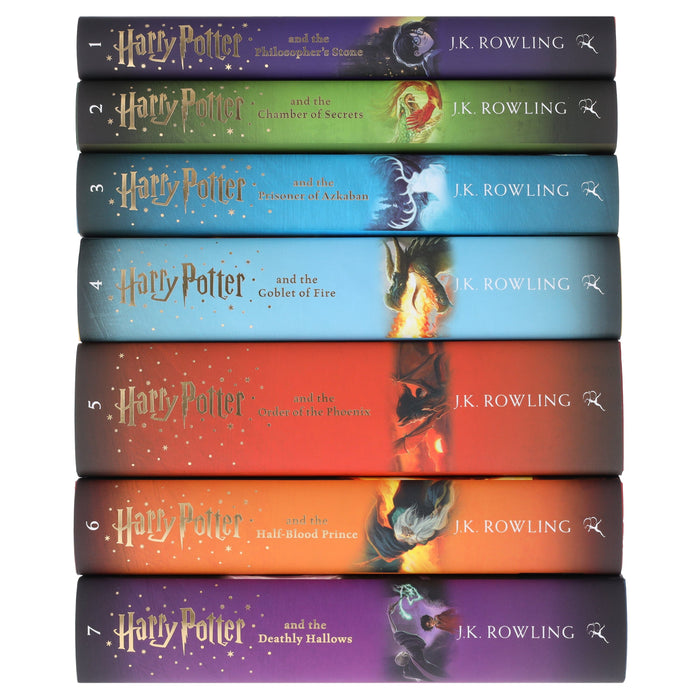 Harry Potter Magical Owl Post Box Set by J.K. Rowling: Complete 7 Books Children’s Collection With Fun Character Stickers! - Ages 9-11 - Hardback 9-14 Bloomsbury Publishing