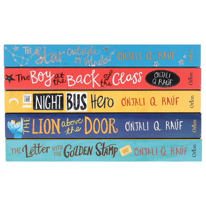 Onjali Q. Rauf Collection 5 Books Set (The Letter with the Golden Stamp and Other Novels) - Ages 8-12 - Paperback 9-14 Hachette