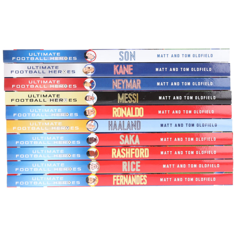 Ultimate Football Heroes Series 1 Collection 10 Books Set By Matt Oldfield, Tom Oldfield - Ages 7+ - Paperback 7-9 Bonnier Books Ltd
