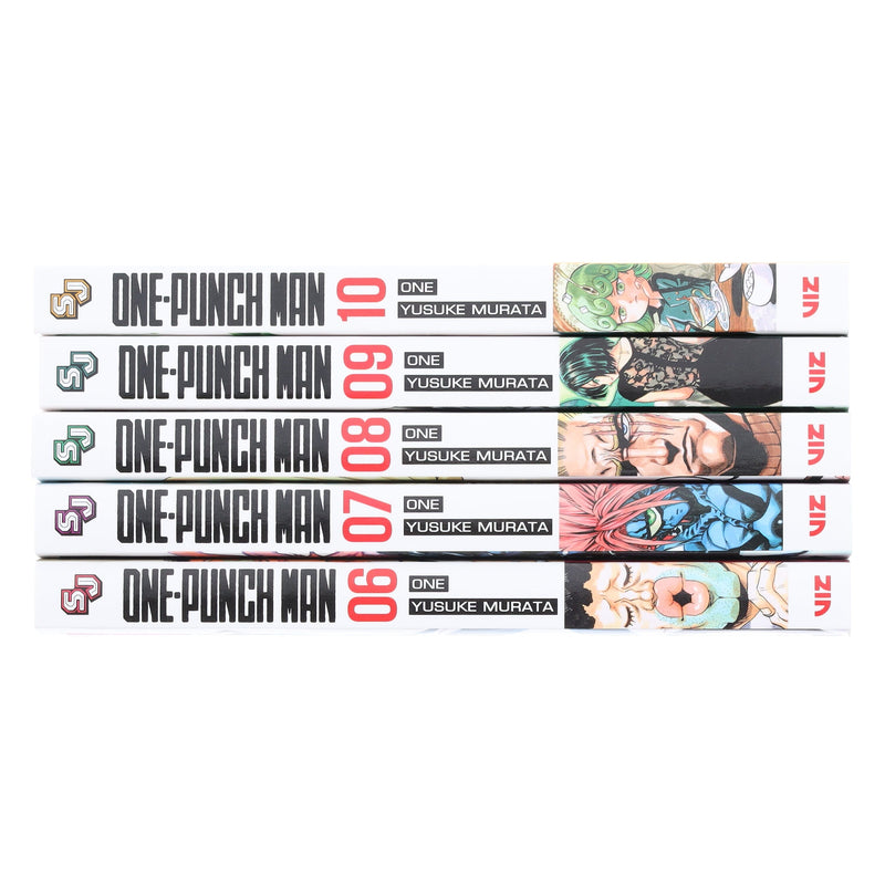 One-Punch Man Series (Vol 6-10) by ONE & Yusuke Murata 5 Books Collection Set - Manga - Paperback Graphic Novels Viz Media, LLC
