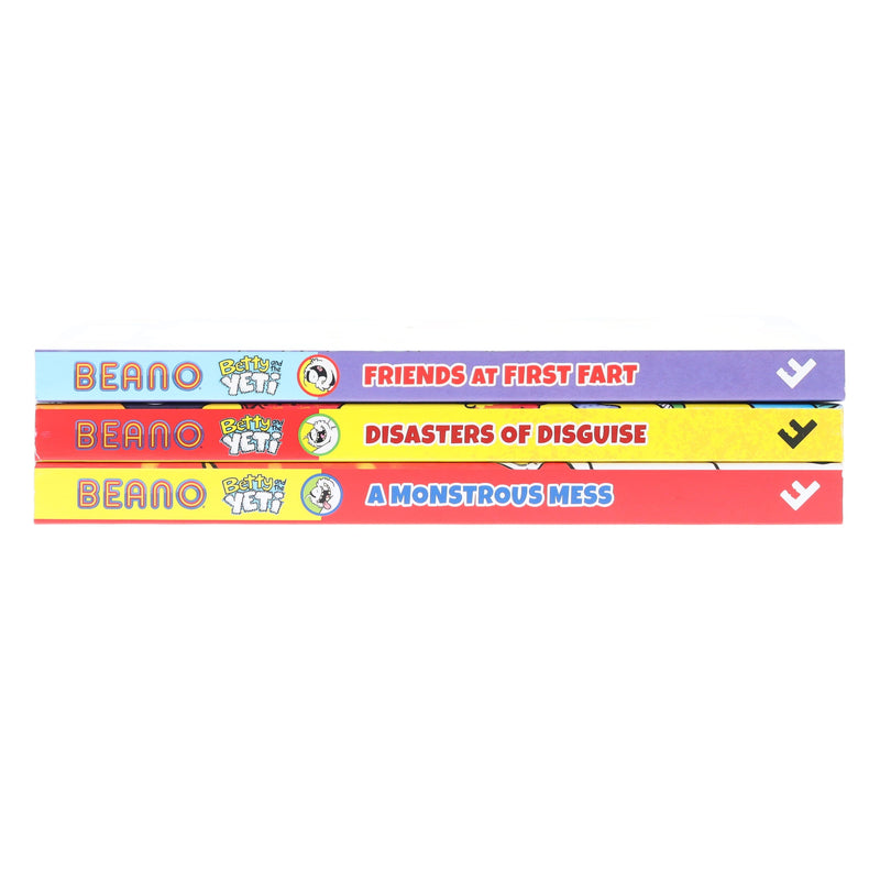 BEANO Betty And The Yeti Series by Hugh Raine & Beano 3 Books Collection Set - Ages 6+ - Paperback 5-7 HarperCollins Publishers