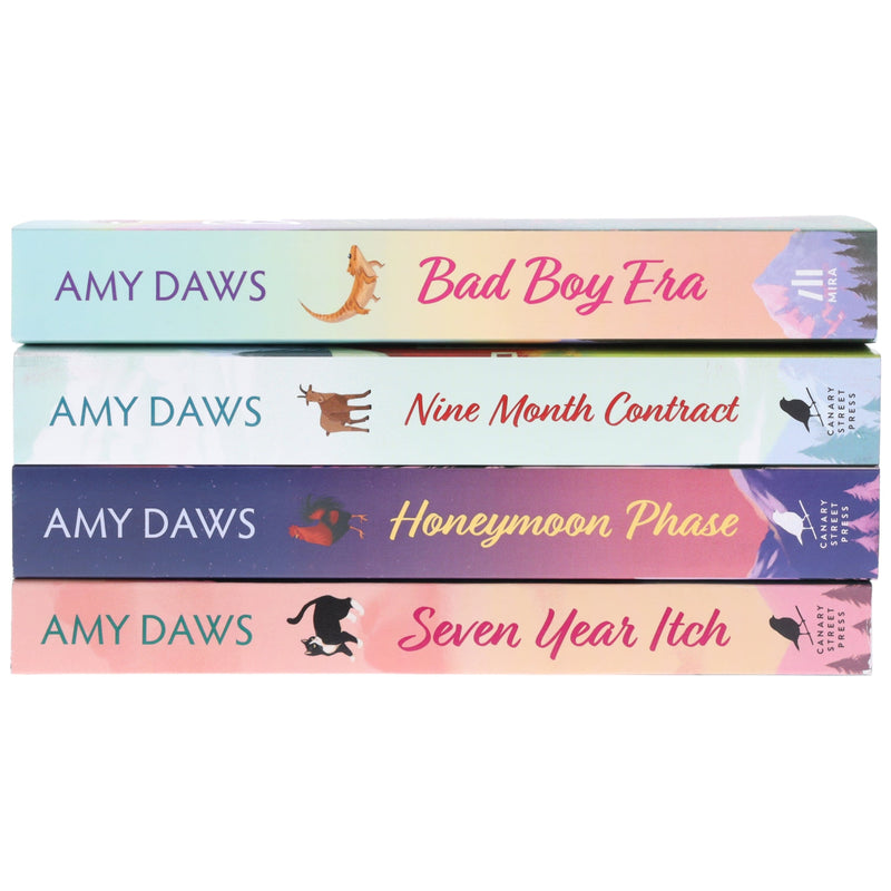 Mountain Men Matchmaker Series by Amy Daws 4 Book Sprayed Edges Collection Set - Fiction - Paperback Fiction Mira Books