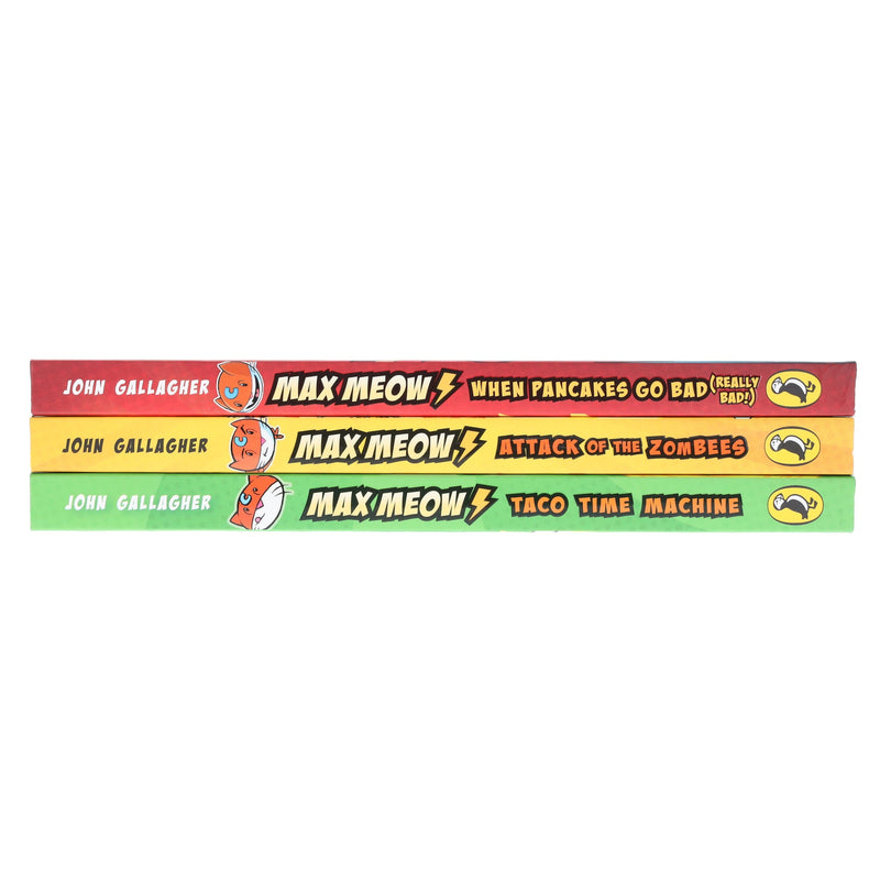 Max Meow Series (Book 4-6) by John Gallagher 3 Graphic Novels Collection Set - Ages 5-10 - Paperback Graphic Novels Penguin Random House