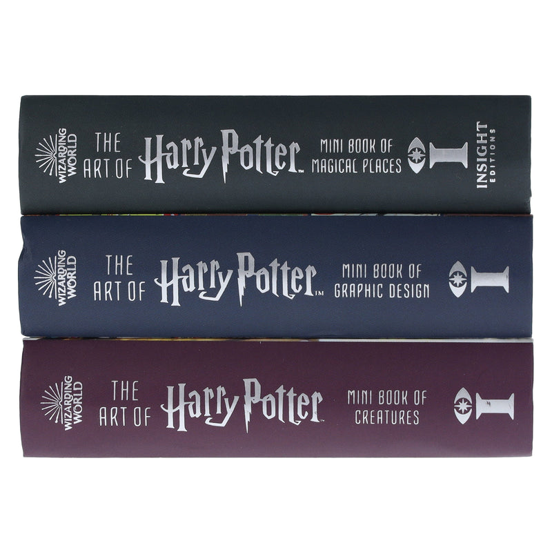 The Art of Harry Potter Series 3 Mini Books Collection Set - Ages 9+ - Hardback 9-14 Insight Editions