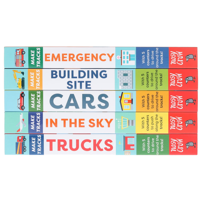 Make Tracks Series by Johnny Dyrander 5 Books Collection Set - Ages 2-5 - Board Book 0-5 Nosy Crow Ltd