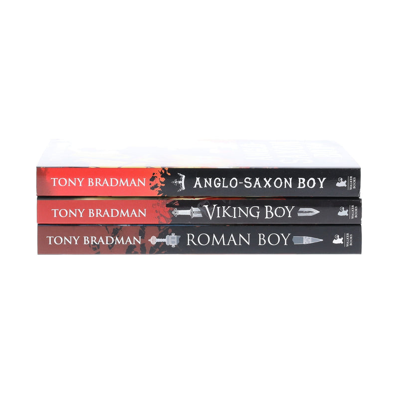 Viking Boy Series by Tony Bradman Illustrated 3 Books Collection Set - Ages 9-12 - Paperback 9-14 Walker Books