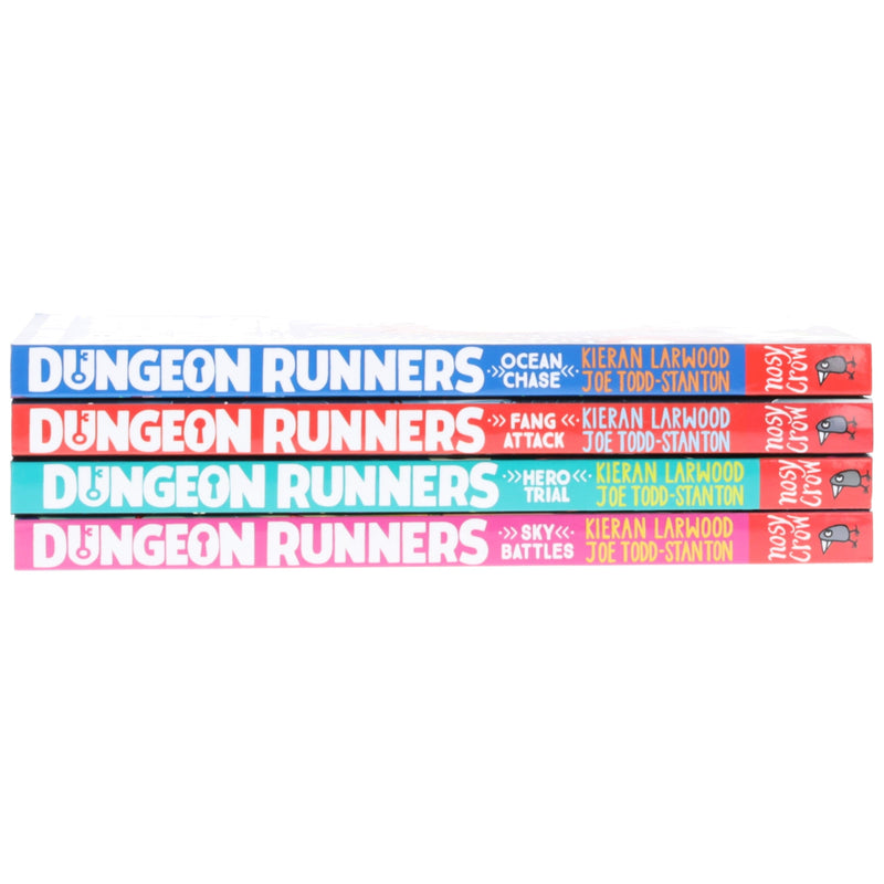 Dungeon Runners Series By Kieran Larwood: Illustrated 4 Books Collection Set - Ages 7-9 - Paperback 7-9 Nosy Crow Ltd