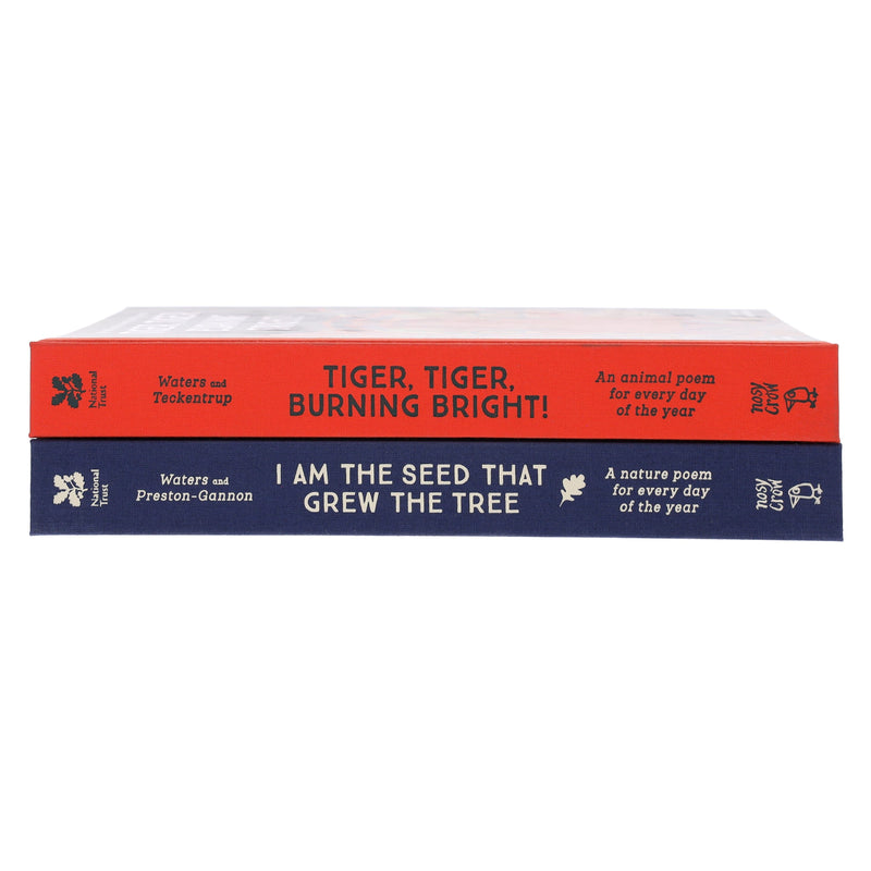 Fiona Waters Poetry Collections 2 Books Set (I Am the Seed That Grew the Tree & Tiger, Tiger, Burning Bright!) - Ages 4-11 - Hardback 5-7 Nosy Crow Ltd