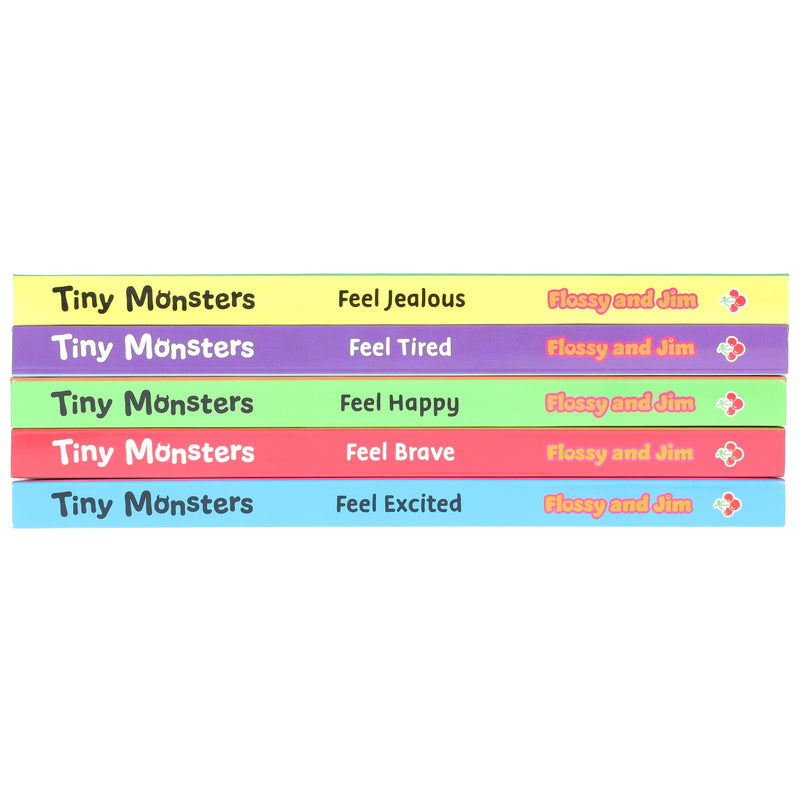 Big Emotions Tiny Monsters Feelings Collection Illustrated 5 Books Set - Ages 3-5 - Board Book 0-5 Sweet Cherry Publishing