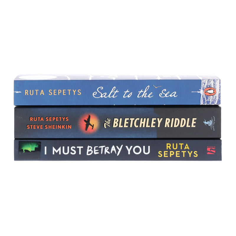 Ruta Sepetys & Steve Sheinkin Collection 3 Books Set - Ages 8+ - Paperback 7-9 Various