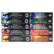 Percy Jackson Series by Rick Riordan 5 Books Collection Box Set - Ages 9-14 - Paperback 9-14 Penguin Random House