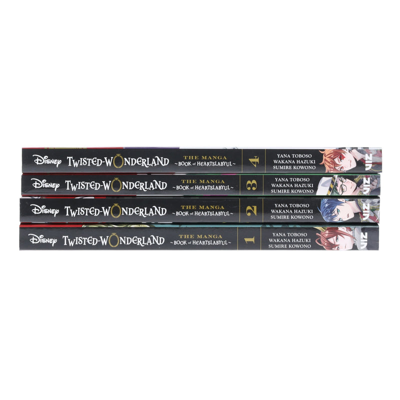 Disney Twisted-Wonderland: The Manga - Book of Heartslabyul 4 Books Complete Box Set - Manga - Paperback Young Adult Viz Media, LLC