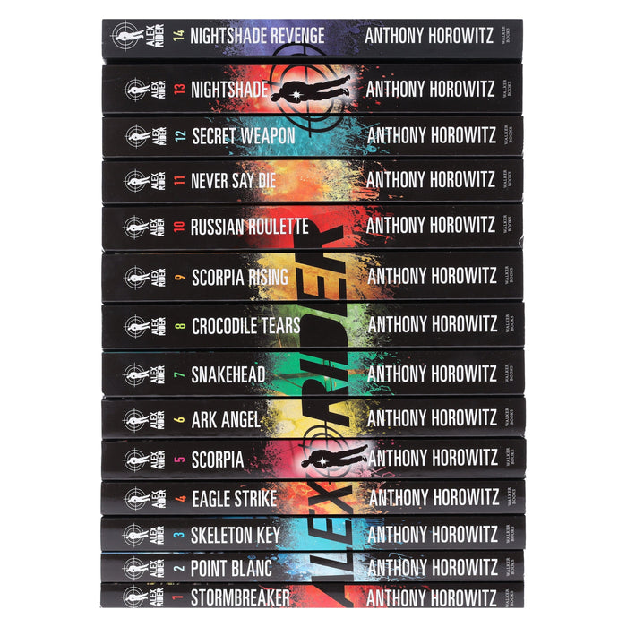 Alex Rider The Complete Missions by Anthony Horowitz: 14 Books Collection Set - Ages 9-14 - Paperback 9-14 Walker Books Ltd