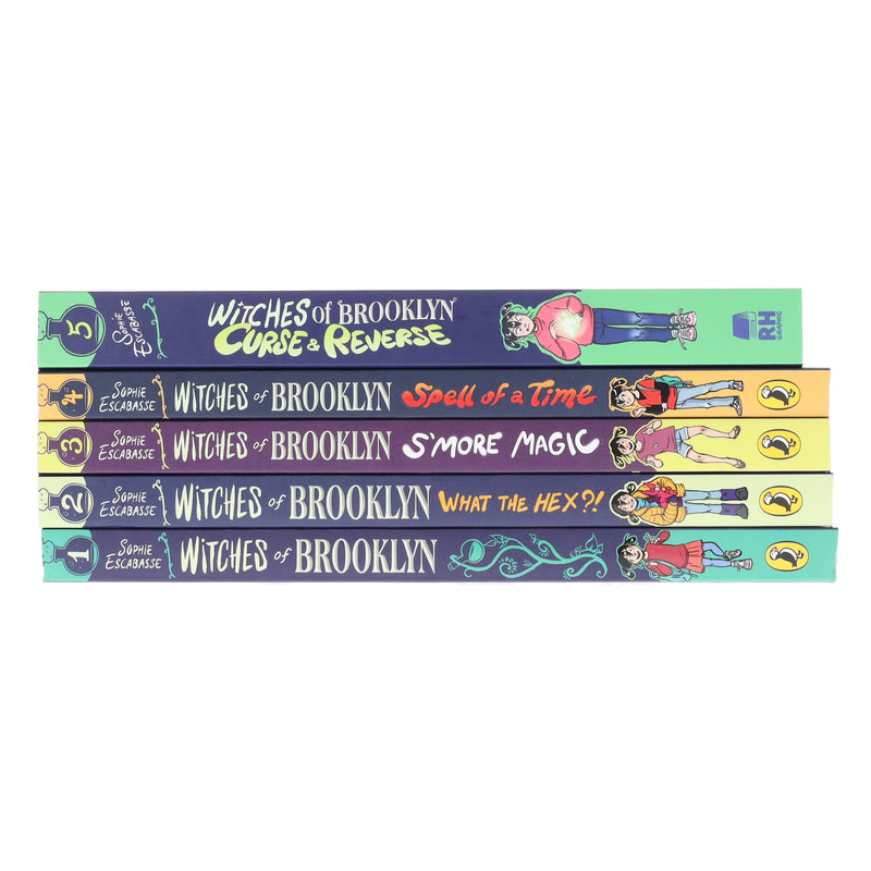 Witches of Brooklyn Graphic Novel Series by Sophie Escabasse 5 Books Collection Set - Ages 7-14 - Paperback Graphic Novels Penguin Random House