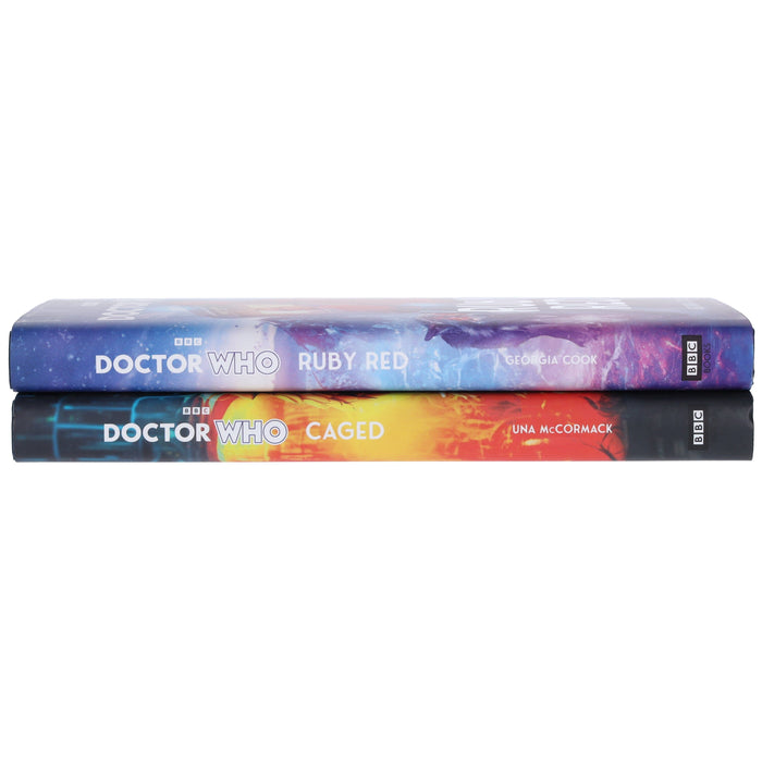 Doctor Who: Ruby Red & Caged By Georgia Cook & Una McCormack 2 Books Collection Set - Ages 16+ - Hardback Fiction Penguin