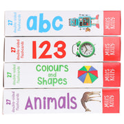 Flashcards Tray: Four Sets of 27 Double-Sided Flashcards (Get Set Go) - Ages 3+ - Cards 3-5 Miles Kelly Publishing Ltd