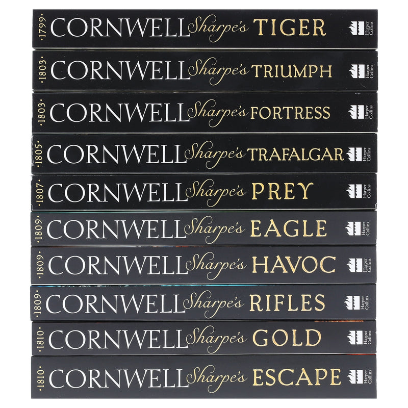 Sharpe by Bernard Cornwell 10 Books Collection Set - Fiction - Paperback Fiction HarperCollins Publishers