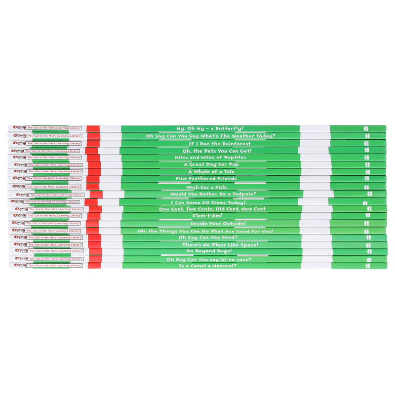 The Cat in The Hat's Learning Library 20 Books Box Set By Dr Seuss - Ages 5-7 - Paperback 0-5 HarperCollins Publishers