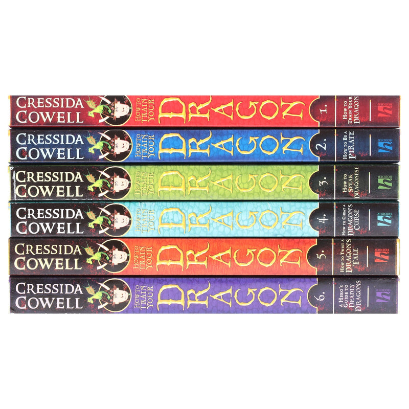 How To Train Your Dragon 6 Books Collection 1 to 6 by ‎Cressida Cowell - Ages 9-14 - Paperback 9-14 Hachette