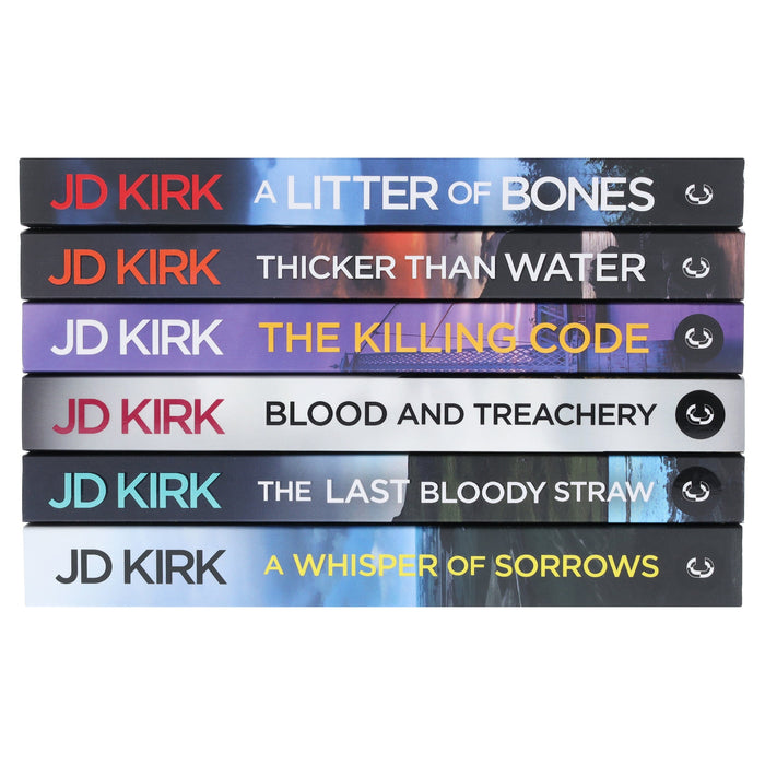 DCI Logan Crime Thrillers Series by JD Kirk 6 Books Collection Set (Book 1-6) - Fiction - Paperback Fiction Zertex Crime