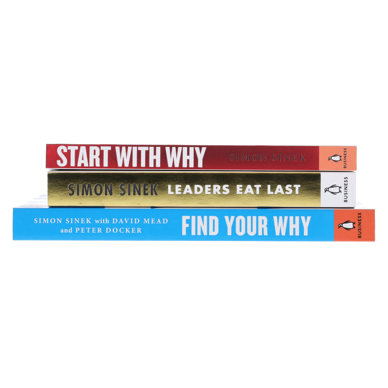 Start with Why Series By Simon Sinek 3 Books Collection Set - Non Fiction - Paperback Non-Fiction Penguin