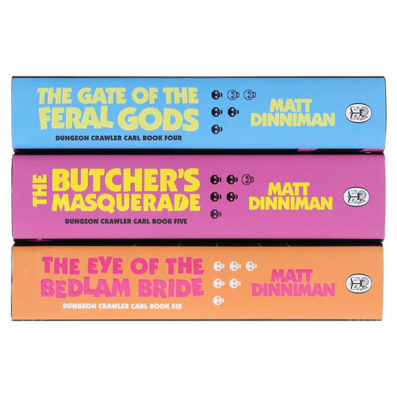 Dungeon Crawler Carl Series (Book 4-6) by Matt Dinniman 3 Books Collection Set - Fiction - Hardback Fiction Penguin Random House