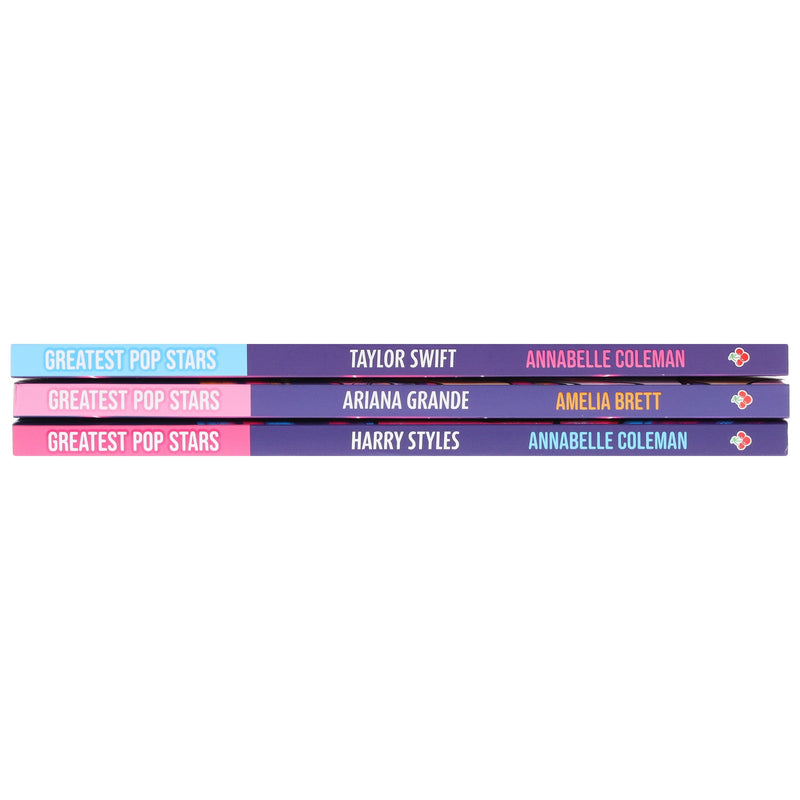 Greatest Pop Stars Series 3 Books Collection Set (Includes A Free Audiobook) - Ages 7-9 - Paperback 7-9 Sweet Cherry Publishing