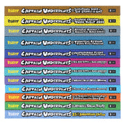 Captain Underpants Forever Full Color Series by Dav Pilkey Illustrated 12 Books Collection Box Set - Ages 7+ - Hardback 7-9 Scholastic