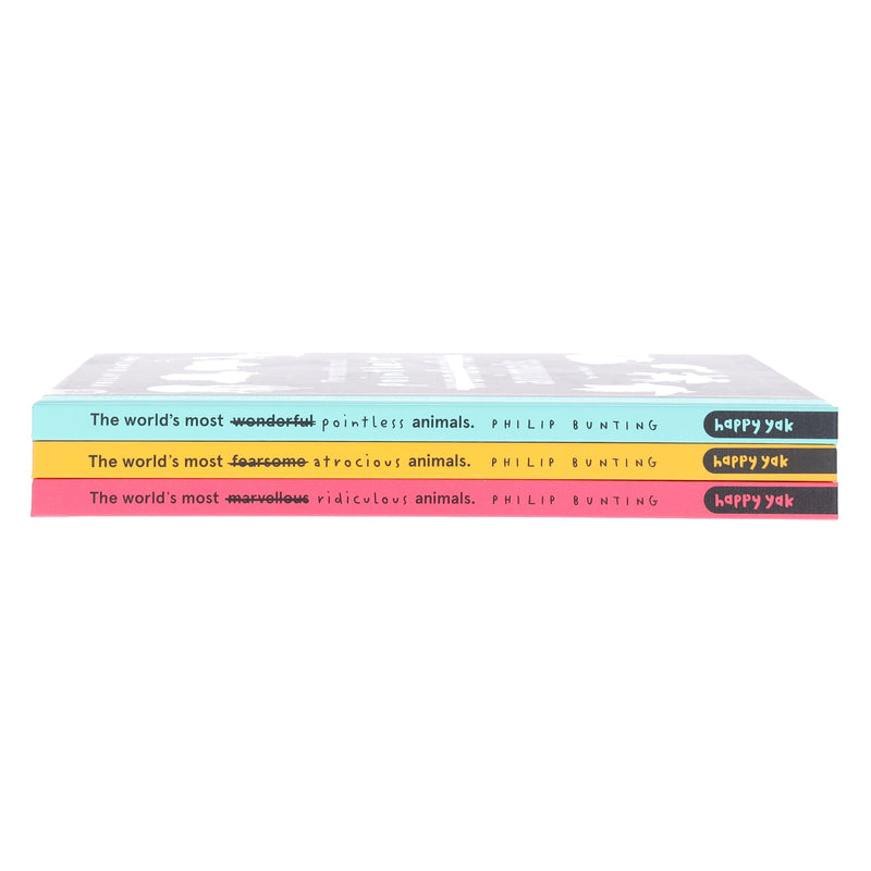 The World’s Most Pointless Animals by Philip Bunting 3 Books Collection Set - Ages 5-7 - Hardback 5-7 Quarto Publishing Ltd