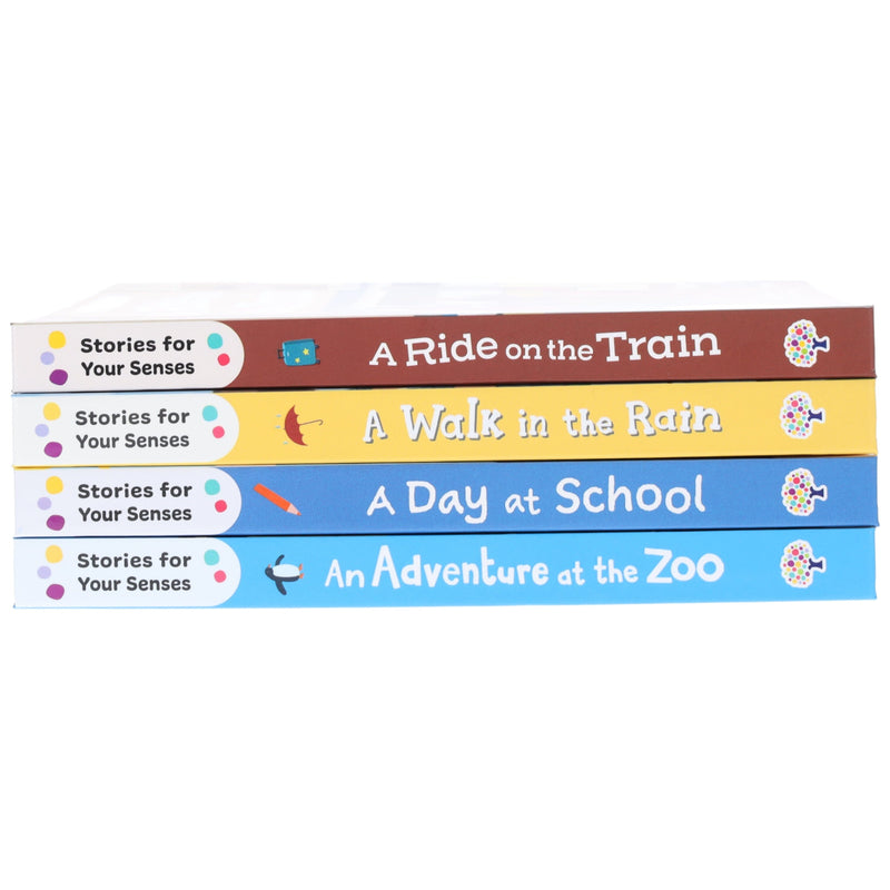 Stories for Your Senses Series (Set 2) by Emma Steel Illustrated 4 Books Collection Set - Ages 3-5 - Board Book (Includes Free Audiobook & Soundscape!) 3-5 Every Cherry Publishing