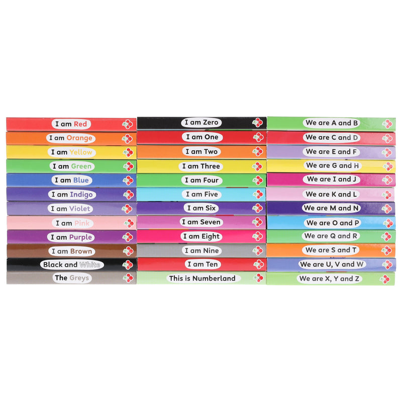 Colorblock Books A Case of Numberblocks, Alphablocks & Colourblocks 36 Mini Books Set ...