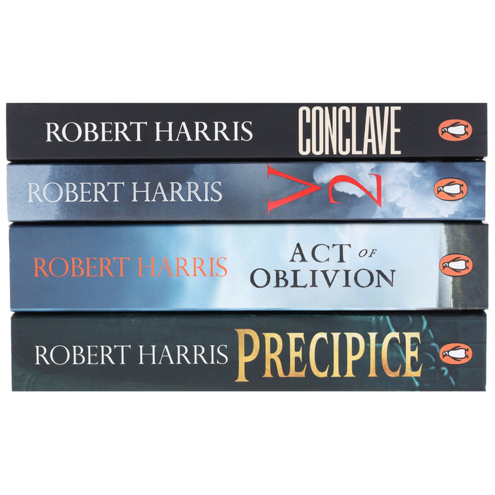 Robert Harris Collection (Conclave,V2, Act of Oblivion & Precipice) 4 Books Set - Fiction - Paperback Fiction Penguin Random House