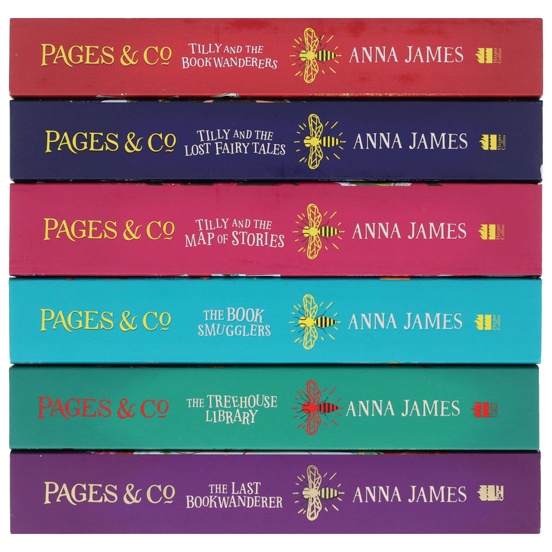 Pages & Co Series by Anna James 6 Books Collection Set - Age 9-14 - Paperback 9-14 HarperCollins Publishers
