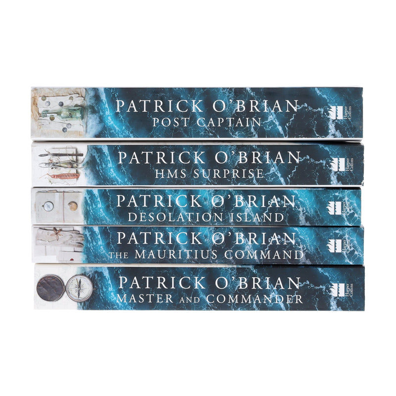 Aubrey-Maturin Series (Vol. 1-5) By Patrick O'Brian 5 Books Collection Set - Fiction - Paperback Fiction HarperCollins Publishers