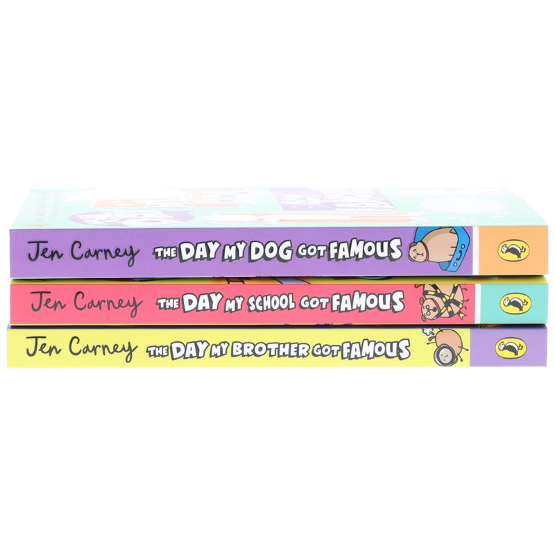 The Famous Series by Jen Carney 3 Books Collection Set - Ages 8+ - Paperback 9-14 Penguin Random House