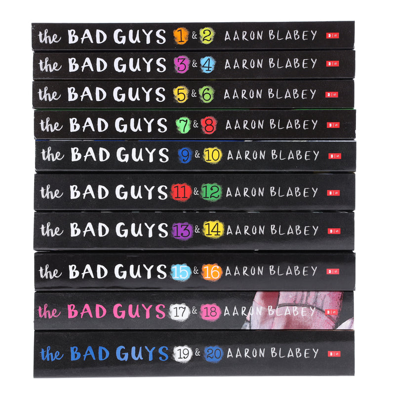 The Bad Guys Episodes by Aaron Blabey: 1-20 Collection 10 Books Set - Ages 7-9 - Paperback