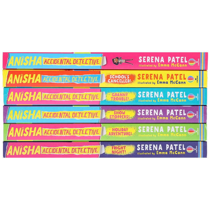 Anisha Accidental Detective Series By Serena Patel 6 Books Collection Set - Ages 7-11 - Paperback 7-9 Usborne Publishing Ltd